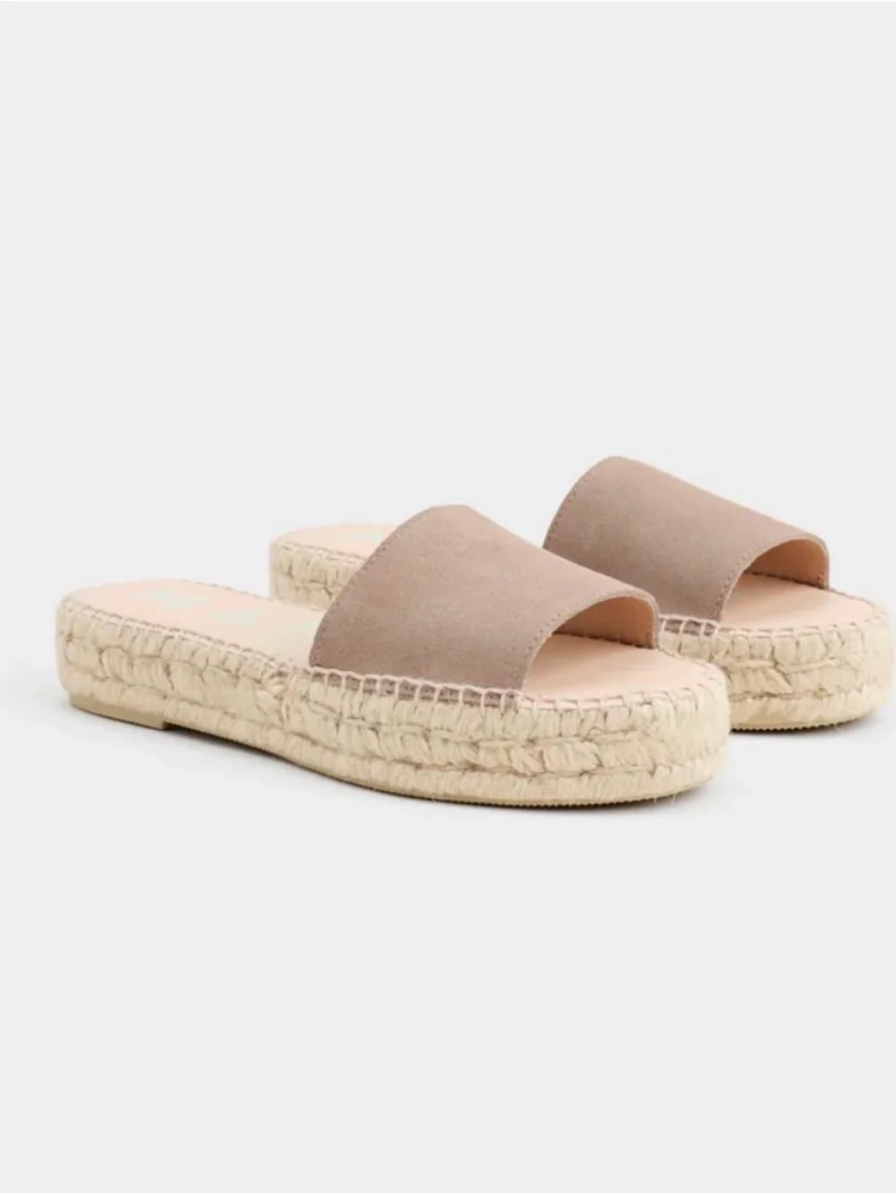 Manebi Suede Double Sole Slides